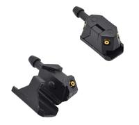 Chorros de limpiaparabrisas para montaje en 9 mm, 8 mm de ancho, 4 mm, 2 unidades, brazo de limpiaparabrisas de coche, boquillas de pulverización de agua, montaje ajustado de 4 vías para limpiar el