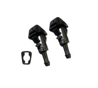 Chorros de limpiaparabrisas para Patriot Compass 2008-2016 5303834AB, 2 piezas de boquilla rociadora para parabrisas de coche (blanco) (negro)