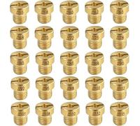 Chorros Principales Para Carburador 25pcs Kit De Reemplazo M5 55-115 Compatible Con Dellorto PHBG 19 19.5 21 SHA 13 14 15 SHB 16 19 20 SHBC 19 Para Mantenimiento Y Reparación