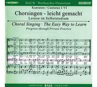 Chorstimme Bass (2 CD) - Weihnachts-Oratorium I-VI