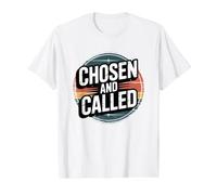 Chosen and Called Camiseta gráfica económica, Hombre, Blanco, L