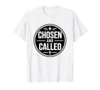 Chosen and Called Camiseta gráfica económica, Hombre, Blanco, S