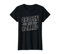 Chosen and Called Camiseta gráfica económica, Mujer, Negro, XL