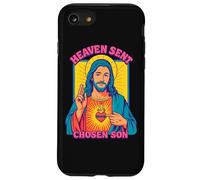 Chosen Son Anime Jesús Sagrado Corazón Cristiano Retro Pop Art Carcasa para iPhone SE (2020) / 7/8