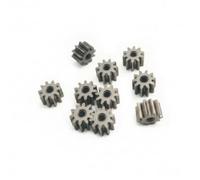 Chosertory 10 Piezas Componentes Engranaje Vehículo Motor Cilíndrico Metal Dentado Adecuado para Instalaciones Técnicas Pequeñas Máquinas