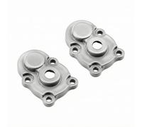 Chosertory 2 Piezas Eje Engranaje | Acabado Brillante Liso, Cubiertas Diferencial, Cubierta la Caja Cambios, para Molismo Todoterreno, Plata