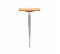 Chosertory Afilador para Clavijas de Violín Herramienta Afinación Taper Acero Alta Durabilidad Mango Madera Función Limpieza, Recta Para Clavijas/Cordal De Viola Tipo Manual