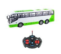 Chosertory Autobús Escolar Coche de Juguete RC Modelo a Control Remoto con Luces y Ruedas Antideslizantes Trabajo Preciso y Mando Completo Adecuado para Niños, Verde