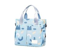 Chosertory Bolso Maternal Bandolera Bolso Cambiador Bolso Pañalero Bolso Tote con Estructura Rectangular y Bolsillos Exteriores Tejido de Oxford y Costuras