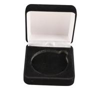 Chosertory Caja de Exhibición para Monedas de Desafío con Estuche de Terciopelo, Negro