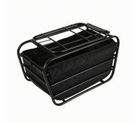 Chosertory Cesta para Bicicleta Portaequipajes Canasta Mochila Rejilla Jaula de Mascotas de Acero al Carbono con Ventilación y Correa de Fijación Adecuada para, Style to 1