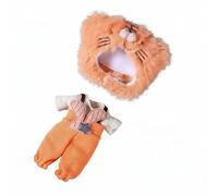 Chosertory Conjunto Muñeca Ropa Accesorio Vestido Personalidad Única con Confección Manual y Gorro Adecuado para Coleccionistas Niños , Ropa De Tigre