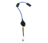 Chosertory Correa de Transporte para Saxofón, Modelo Universal, Correa para El Hombro, Correa Acolchada para El Cuello, Longitud Ajustable, Refuerzo Metálico Par, Azul
