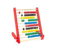 Chosertory de Juguete para Aprender, Marco de Madera para, Juego Clásico de Matemáticas para Aprender Los Números con Elementos, Rojo