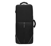 Chosertory Estuche Alto Saxofón Bolsa Gig Saxo Funda Mochila Oxford Varios Bolsillos Forro Protector Adecuado para Prácticas, rectángulo