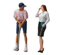 Chosertory Figura a Escala 1/64, Colección Pintada a Mano, Figura en Miniatura para Micro, Secretaria Femenina en Miniatura para Accesorios