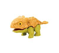 Chosertory Figura de Acción de Dinosaurio con Mordedor, Títere de Creativo Novedoso, Títere de Mano de Animal para Niños, Juguetes de Baño, Recuerdos, Anquilosaurio Amarillo