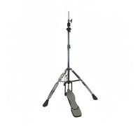 Chosertory Hi Hat Stand Soporte de Charleston Pedal de Bombo Soporte de Platillo Trípode Ajustable Material Metálico con Doble Refuerzo y Estable Adecuado para, 25 Mm De Diámetro De Tubo