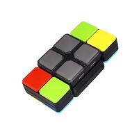 Chosertory Juego Electrónico de Memoria Cubo de Luces Sonidos Juguete Interactivo Educativo Portátil Estructura Robusta Adecuado para Niños Familia Ocio Social 1