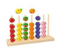 Chosertory Juguete Apilamiento y Ensartado Versátil Juguete Aprendizaje Temprano con Piezas Basado en Child-Centered Juego Ensartar