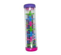 Chosertory Juguete Generador de Lluvia, Juguete Educativo, Generador de Lluvia con Tubo de, Apoya Las Habilidades Motoras Y La Percepción Sensorial para, Rojo Violeta 20cm