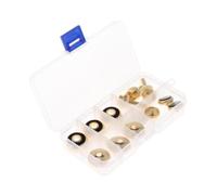 Chosertory Kit de Reemplazo de Y La Tapa de La Válvula Del Botón Del de La Trompeta, B