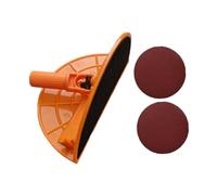 Chosertory Lijadora Manual Soporte para Pulido Herramienta Portátil Esquinera con Recambio Fácil Adecuada para Madera Pulido Automotriz Acabados en V, Grano 180-240