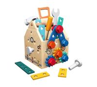 Chosertory Maletín Juguete para Reparar con Piezas smontables y Panel Actividas con Engranajes para sarrollo streza Fina en Niños Pequeños Acuado para Juego Diario en Interiores