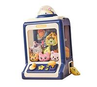 Chosertory Máquina de Garra Recreativa Mini Cápsulas Juego de Atrapar Muñecos con Música Y Luces Adecuada para Entretenimiento Niños Y Reuniones Familiares, Azul