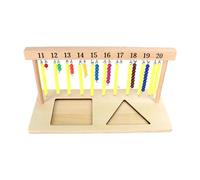 Chosertory Marco para Cálculos Matemáticos, Material Educativo para La Infancia, Colgador de, Material para El Aprendizaje de Matemáticas, Juguet, 11 a 20