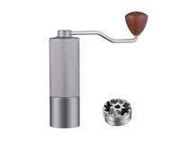 Chosertory Molinillo de Café Manual Molinillo Moledor Cafetera Portátil con Núcleo de Acero para Tamaño de Molienda Consistente Ligera y Resistente Adecuado para, Upgraded Gunmetal B