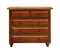 Chosertory Mueble de Casa de Muñecas en Miniatura, Cajonera de Madera, Mostrador de Bar, Vitrina, Accesorio Decorativo para Juegos de Imitación, Muebles Adecuado