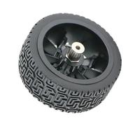 Chosertory Neumático para Coche de Juguete, Neumático de Goma Resistente, para Accesorios de Vehículos a Escala, Acoplamiento de 4 Mm