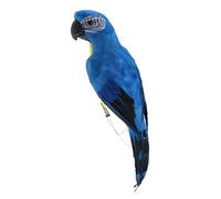 Chosertory Pájaro Artificial Escultura Decorativa Realista Loro Estilizado en Y Espuma Figura Simulada de Taxidermia Acabado a Mano Adecuado para Decoració,