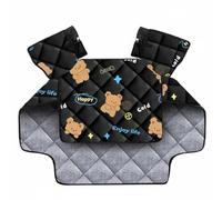Chosertory Parabrisas para Motocicleta Protector Antiviento Impermeable Térmico con Tejido Oxford Resistente y Protectoras Cierre con Correas Adecuado para, Negro, Oso Raqueta