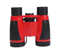 Chosertory Prismáticos para Niños Y Adultos. Prismáticos de Alta Resolución, Aumento de 5x30. Juguete, Pequeño Telescopio para, Camping, Rojo