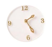 Chosertory Reloj Miniatura de Pared para Casa de Muñecas Carillón Decorativo en Acrílico Accesorio de Mueble para Escala 1 12 Reloj para Salón y Decoración de