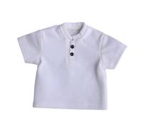 Chosertory Ropa para Figuras de Acción a Escala 1/9: Traje de Verano, Camiseta, Casual para Figuras de Acción Masculinas en Miniatura de Edad, Blanco