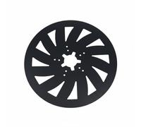 Chosertory Rueda de Pulverizador Compatible con Equipos de Riego Agrícola Rueda de Carrete Rueda de Polea y Componente de Recambio Fácil de Instalar Hecha en, 38cm De Placa De Acero Sin Ranura
