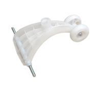 Chosertory Rueda Delantera Triángulo para Cochecito Infantil Piezas Rueda Coche Oscilante Accesorios Traseros Accesorios Material Resistente Adecuado Pa, Blanco