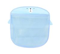 Chosertory Soporte de Malla para Juguetes de Baño, Bolsa de Malla para Montaje en Pared con Ventosa, Buena Transpirabilidad, Y, Fácil Instalación, Azul