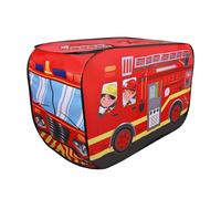 Chosertory Tienda de Juegos para Niños, Casa Plegable, Portátil de Poliéster para Parques, Escuelas, Patios Y Picnics, Camión de Bomberos