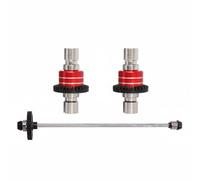 Chosertory Vehicle Gear System Conjunto de Transmisión Diferencial Engranajes Cardán Acero Endurecido y Caja de Aluminio para Larga Durabilidad y Precisión, Red, 1-14