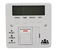 CHOSRY Interruptor programable con Temporizador de ramal fusionado para toalleros eléctricos, calefacción e iluminación