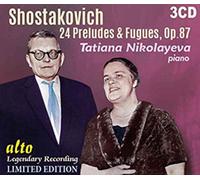 Chostakovitch : 24 préludes et fugues, op. 87. Nikolayeva.
