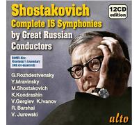 Chostakovitch : Intégrale des symphonies. Rozhdestvensky, Mravinsky, Kondrachine, Gergiev, Barshai, Jurowski.