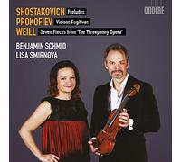 Chostakovitch : Préludes de l'opus 34 (arr. Dmitri Tsyganov) - Prokofiev : Visions fugitives, op. 22 (arr. Viktor Derevianko) - Weill : 7 Pièces de L'Opéra de quat'sous (arr. Stefan Frenkel)