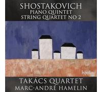 Chostakovitch : Quintette pour piano - Quatuor à cordes. Hamelin, Quatuor Takacs.