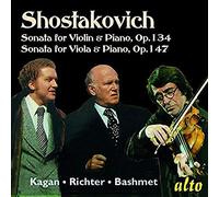 Chostakovitch : Sonates pour violon, alto et piano. Richter, Kagan, Bashmet.
