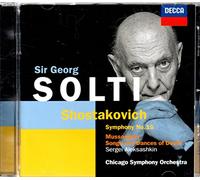 Chostakovitch : Symphonie N° 15 / Moussorgsky : Chants et danses de la Mort